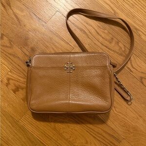 Tory Burch Brown Leather Crossbody Bag